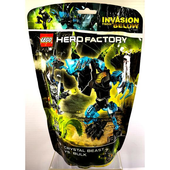 LEGO 44026 Hero Factory Invasion from Below CRYSTAL BEAST VS. BULK, New! - Picture 1 of 4